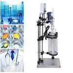 3L Jacketed Glass Reactor with Digital Display