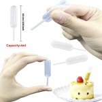 150pcs 4ml Disposable Pipettes for Cupcakes & Desserts