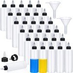 30 Pack 8.5 oz Squeeze Bottles for Lab Use