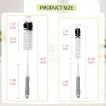 Long Handle Bottle Cleaner Brush Set