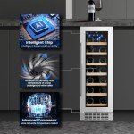 12-Inch Wine Cooler for 20 Bottles