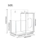 Koemehr Wall-Mount Mask Dispenser & Sanitizer Stand