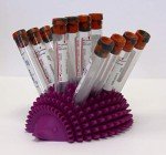 Hedgehog Test Tube Rack for 12 Tubes - Purple