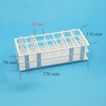 3-Pack Detachable Plastic Test Tube Rack – 21 Holes