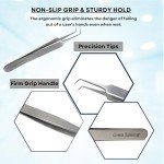 Precision Stainless Steel Surgical Lab Forceps Tweezers