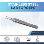 Precision Stainless Steel Surgical Lab Forceps Tweezers