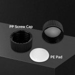 Clear Glass Sample Vials with Screw Cap - 100 Pack