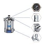 Portable 24L Electric Steam Sterilizer with Display