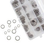 400 Pcs Stainless Steel Lock Washer Assortment Kit