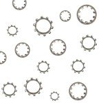 400 Pcs Stainless Steel Lock Washer Assortment Kit