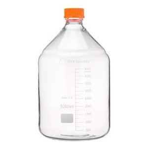IVYX Scientific 5000 mL Round Media Storage Bottle