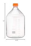 IVYX Scientific 5000 mL Round Media Storage Bottle