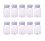 10PCS Empty 20ML Plastic Pill Bottles