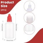 50 ml Empty Plastic Dropper Bottles – 2 Pack