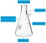 1000ml Glass Filtering Flask with Tubulation