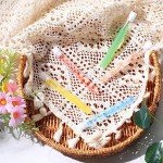 300 Pack Clear Plastic Test Tubes with Caps