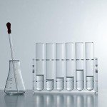 Clear 6-Well Test Tube Holder Rack with Stand