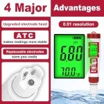 Digital 4-in-1 pH and TDS Meter