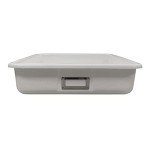 Shirley K Storage Tray - Tan, 19" x 12.5" x 4.375