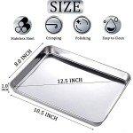 Stainless Steel Surgical Trays Set - 5 Pack