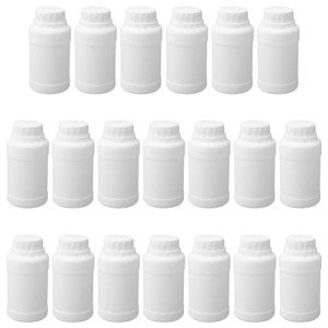 20 Pack of 250ml Plastic Lab Bottles