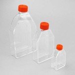 Sterile 50ml Tissue Culture Flasks with Vent Caps (10)