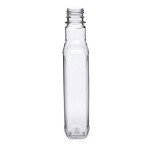 Pellah 375ml Clear Plastic Flask with Tamper Seal