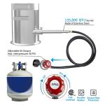 Nelyrho 6KG Propane Melting Furnace Kit with Tongs