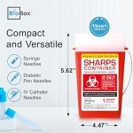 Small Sharps Container for Home and Lab Use