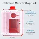 Small Sharps Container for Home and Lab Use