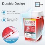 Small Sharps Container for Home and Lab Use