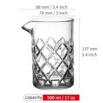 17oz Professional Cocktail Mixing Glass Beaker