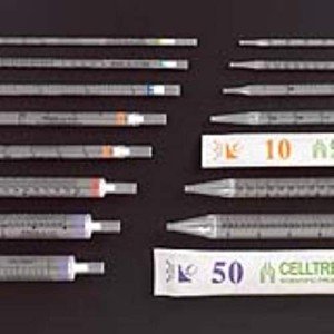 Celltreat 10mL Sterile Serological Pipets, Case of 200