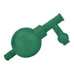 Green Rubber Suction Bulb with 3 Valves