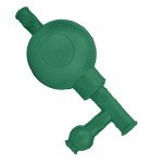 Green Rubber Suction Bulb with 3 Valves