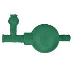 Green Rubber Suction Bulb with 3 Valves