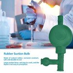 Green Rubber Suction Bulb with 3 Valves