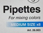 Medium Vallejo Pipettes - Pack of 8