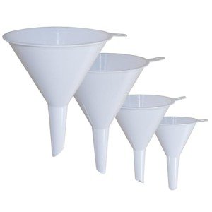KongNai 4-Piece Plastic Funnel Set for Multiple Uses