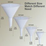 KongNai 4-Piece Plastic Funnel Set for Multiple Uses