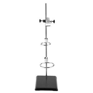 Laboratory Stand Set with Flask Clamp Bracket