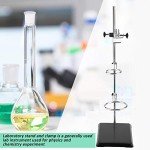 Laboratory Stand Set with Flask Clamp Bracket