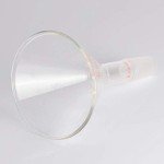 StonyLab 100mm Glass Powder Funnel with 24/40 Joint