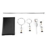 Laboratory Stand Set with Flask Clamp Bracket
