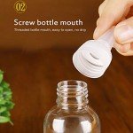5-Pack Refillable Squeeze Bottles with Twist Caps