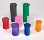 W Gallery Black Airtight Vials - 19 DRAM Pack