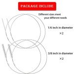 Feeding Tube Brush Set - 4 Long Cleaners