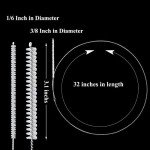 Feeding Tube Brush Set - 4 Long Cleaners