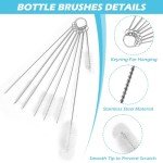 COITEK Silicone Cleaning Plugs and Bottle Brushes Set