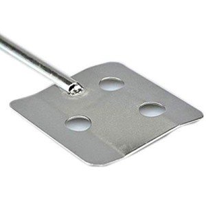 Stainless Steel Paddle Stirrer, 40 cm Shaft Length